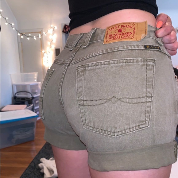 Lucky Brand Pants - Lucky Dungarees Green Khaki